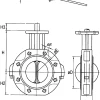 TFM lined butterfly valve | KP-1016